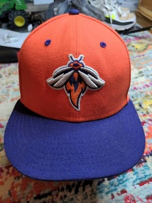 NEW ERA 59FIFTY COLUMBIA FIREFLIES MILB FITTED HAT SZ 6 7/8 K. C. ROYALS | NICE! - Image 1 of 4