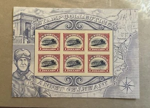 Foglio ricordo francobolli Jenny invertititi 2013 $2 Vf come nuovo - Foto 1 di 2