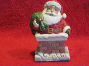 Figura de Jim Shore ""Santa in Chimney Mini" #6009011 - Imagen 1 de 6