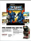 Steel Gunner Video Game Flyer Original 1991 Retro 8.5" x 11" Art Sci-Fi Fantasy