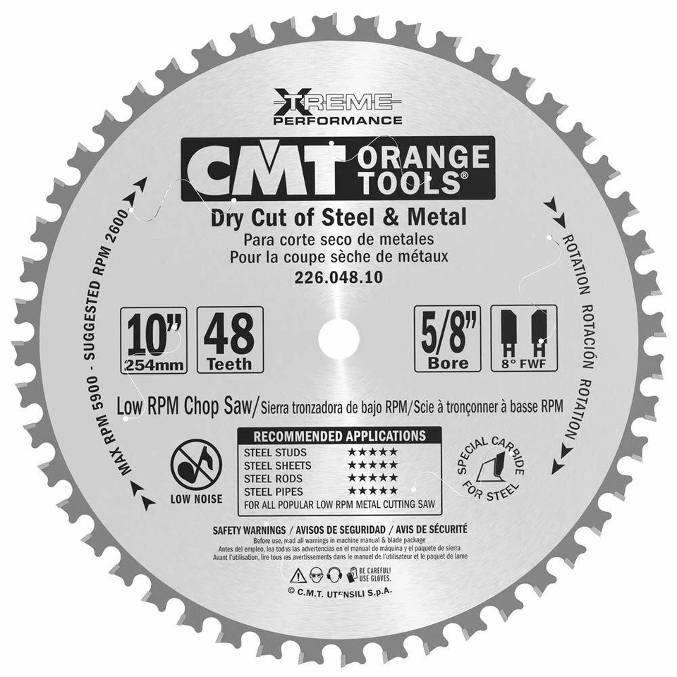 LAMA CMT PER TAGLIO MATERIALI FERROSI 226.048.08 - Image 1 of 1