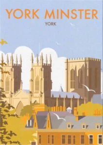 Estampado artístico estilo Art Deco York Minster York - estampado de 14 - Imagen 1 de 1