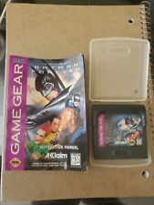 SEGA GAME GEAR BATMAN FOREVER GAME, CASE AND MANUAL EXCELLENT COND