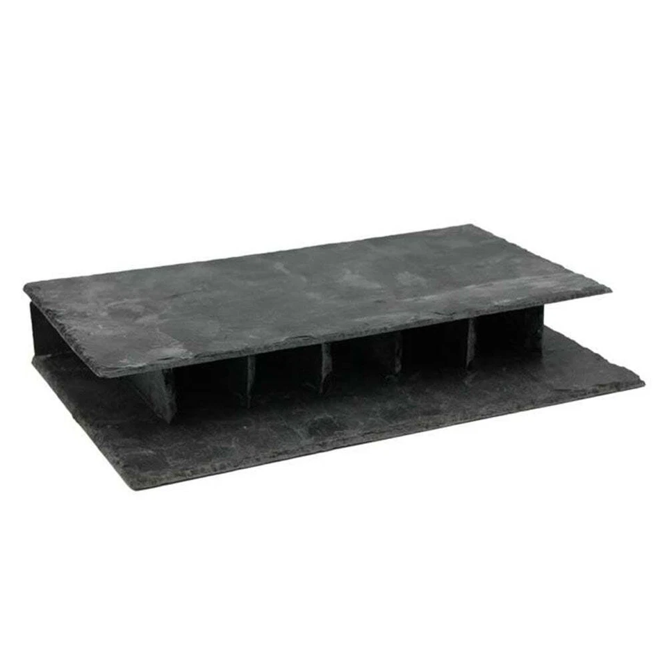 Ceramic Nature Slate Street Aquarium Ornament - Single Tier - Image 1 of 1