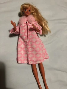 Vintage  Barbie  Doll in Handmade outfit W/ Fur -earrings** EUC-1986 - Picture 1 of 6