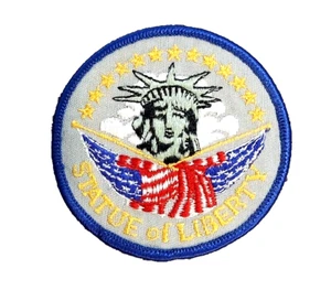 Vintage Statue Of Liberty Round Patch - Picture 1 of 2