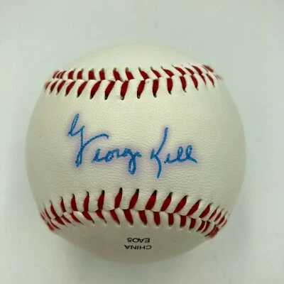 George Kell Signed Autographed Official League Baseball With PSA DNA COA - Image 1 of 3