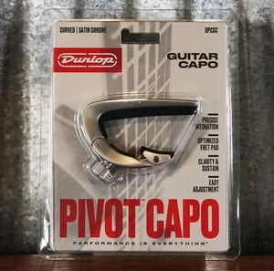Dunlop DPCSC Pivot Capo Satin Chrome Guitar Capo - Picture 1 of 2