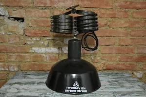 KE457 Emaille Scherenlampe /Deckenlampe Industrie Fabrik - Bild 1 von 12