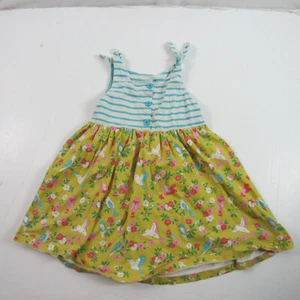 mini boden girl's dress striped owl bird dress 5-6 play - Picture 1 of 6