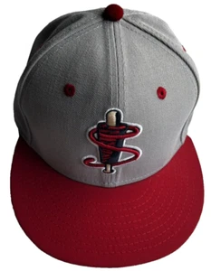 New Era 59Fifty Red/Gray Lowell Spinners size 6 1/2 fitted baseball hat - Picture 1 of 5