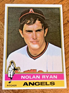 1976 Topps # 330 Nolan Ryan Baseball Card California Angels Hall of Fame Nr Mint - Foto 1 di 4