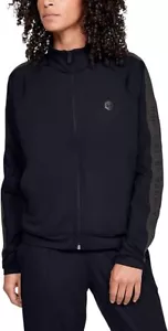 Under Armour Women's Athlete Recovery Post Workout Gym Travel Jacket - Black, M - Picture 1 of 3