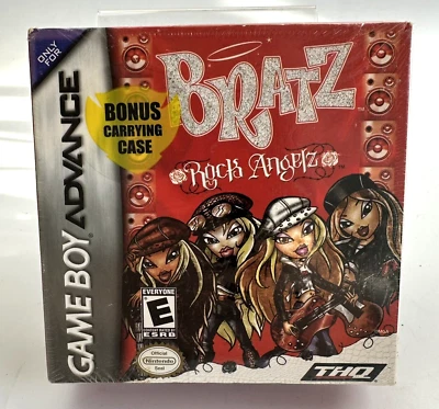 GBA Bratz Rock Angels + Bonus Carrying Case, New And Sealed - Image 1 of 4