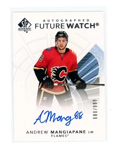 2017-18 SP AUTHENTIC #182 FUTURE WATCH ROOKIE AUTO /999 ANDREW MANGIAPANE - HOT! - Picture 1 of 1