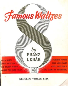 Eight Famous Waltzes - Piano Solo - Gold And Silver / The Merry Widow / Wild R.. - Imagen 1 de 1