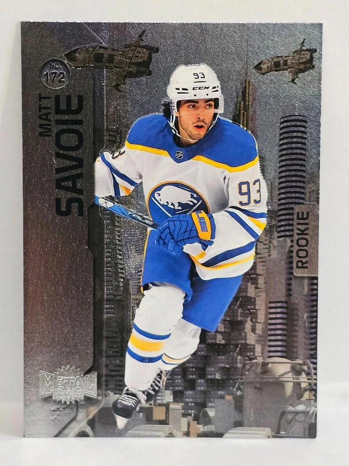 2023-24 Metal Universe Hockey Matt Savoie Rookie Card #172 - Image 1 of 2