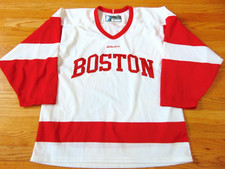 VINTAGE BAUER NCAA BOSTON UNIVERSITY TERRIERS JERSEY SIZE M