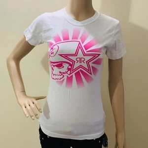 Metal Mulisha Ladies Rockstar Bursted Tee Size S - Picture 1 of 2