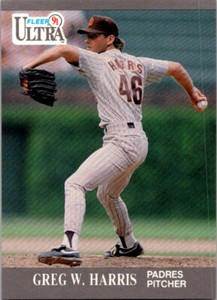 Greg W. Harris 1991 Fleer Ultra #304 Baseball Card