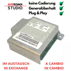 01370978080 ECU Steuergerät Airbag Sensor Fiat Ducato III 2014 - - Bild 1 von 7