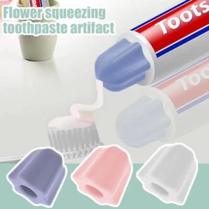 Silicone Toothpaste Cap Self-sealing Squeezer Pump Dispenser NEW M1C8 - Picture 1 of 13