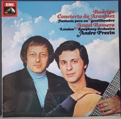 HMV ASD 3415 UK ED 1 LP RODRIGO CONCERTO DE ARANJUEZ ANGEL ROMERO PREVIN QUADRA. - Image 1 of 3
