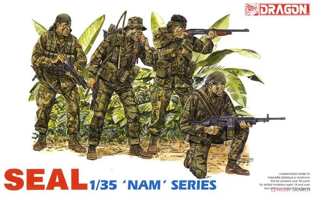 DRAGON 3302 US NAVY SEALS IN VIETNAM SCALA 1:35 - Immagine 1 di 1