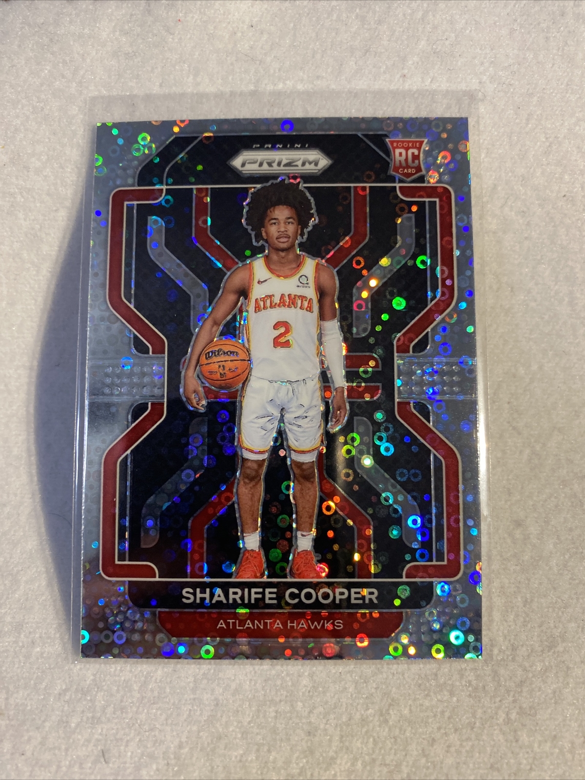 2021-22 Panini Prizm Basketball Sharife Cooper Silver Disco Prizm Rookie RC #280