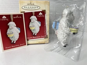Hallmark Andenken Ornament, Happy Birthday Jesus Lamm, 2004 NEU - NIE AUSGESTELLT - Bild 1 von 11