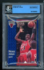 Michael Jordan Card 1991-92 Fleer 3D #29 BGS Authentic