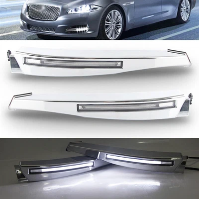 For Jaguar XF 2008-2010 Left&Right LED Daytime Running Light DRL Replacement Foto 1 de 4
