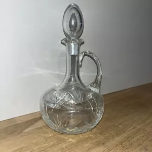 Carafe to decant wine in chiseled crystal - Picture 1 of 8