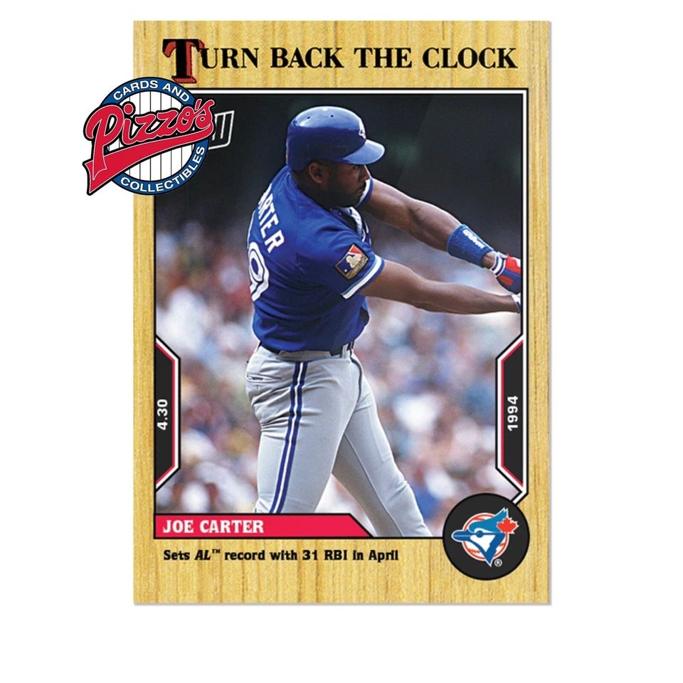 Joe Carter Blue Jays  2022 MLB TOPPS NOW Turn Back The Clock - Card 31 In Hand - Image 1 of 1