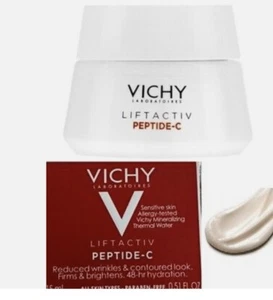 2 Vichy LiftActiv Peptide-C Anti-Age Face Moisturizer,.51 fl oz /15 ml new w/box - Picture 1 of 2
