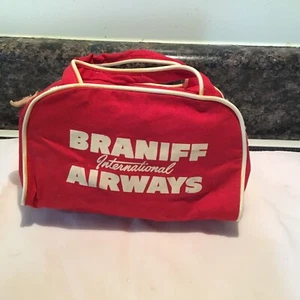 Vintage Braniff International Airways Kinder JR Flugtasche Kosmetik selten - Bild 1 von 5