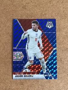 2020 Panini Mosaic EURO Soccer #110 Jadon Sancho England Mosaic Blue /99 - Picture 1 of 2