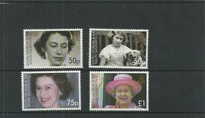 SOUTH GEORGIA-SG417-420-80TH BDAY OF QUEEN-MNH - Picture 1 of 1