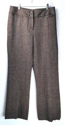 Apt. 9 High-Rise Bootcut-Leg Women's Size 8 Brown Pearson Dress Pants - Image 1 of 2