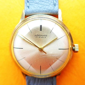 HERREN ARMBANDUHR, Junghans 93 S1, 17 Steine, gute Funktion, ab 1954 - Bild 1 von 7