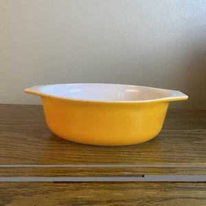 Cazuela naranja PYREX 043 1 1/2 QT sin tapa sin astillas sin grietas vaso de leche - Imagen 1 de 13