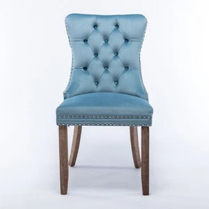 NicBex Dining Chair Set of 2 Modern Upholstered Velvet Fabric Tufted Side - Picture 1 of 5