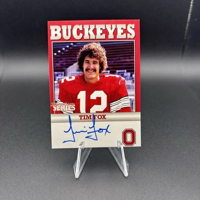 2004-09 TK LEGACY OHIO STATE BUCKEYES TIM FOX SIGNATURE SERIES AUTO #B13 OSU - Image 1 of 2