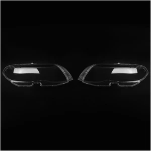 Car Lampshade Cover Car Headlight Covers For X5 E53 2004-2006 Lampshade Glass Sh - Picture 1 of 5