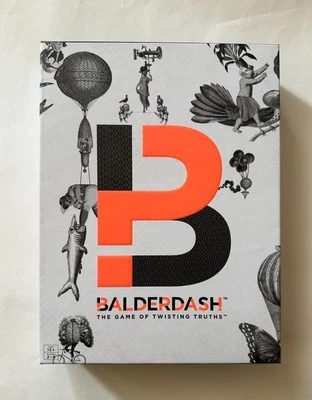 BALDERDASH The Board Game of Twisting Truths | 2016 Mattel - Complete in Box - Image 1 of 4