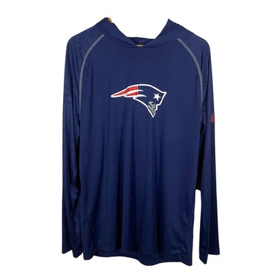 Sudadera con capucha suéter Fanatics New England Patriots NFL Performance para hombre XL Foto 1 de 4