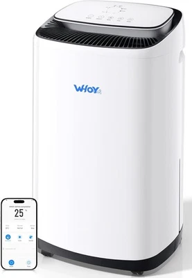 5000 Sq Ft 80 Pint Dehumidifier for Basement Home Large Room w/ Drain Hose Smart - Image 1 of 4