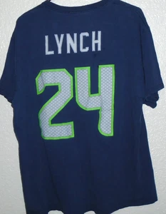T-shirt Marshawn Lynch Seattle Seahawks NFL Apparel XL - Foto 1 di 3