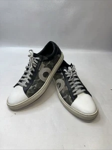 Oliver Cabell Low 1 Herren Distressed Camo Leder Sneaker Schuhgröße 45 - Bild 1 von 8
