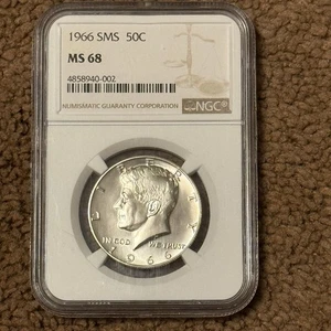 1966 SMS Kennedy Half Dollar MS 68 !! Sharp - Picture 1 of 1
